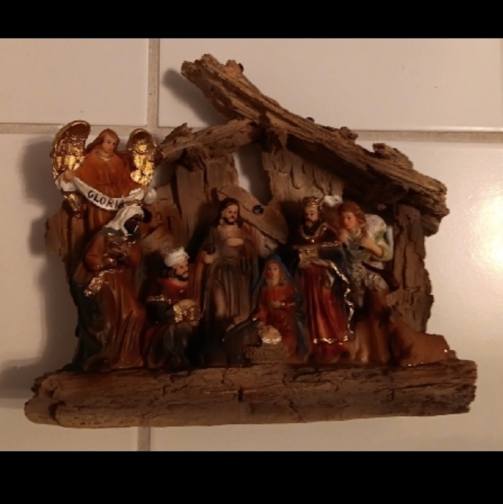 Santas Holidays Are World Since 1946 Kurt S. Adler Nativity Seen NIB